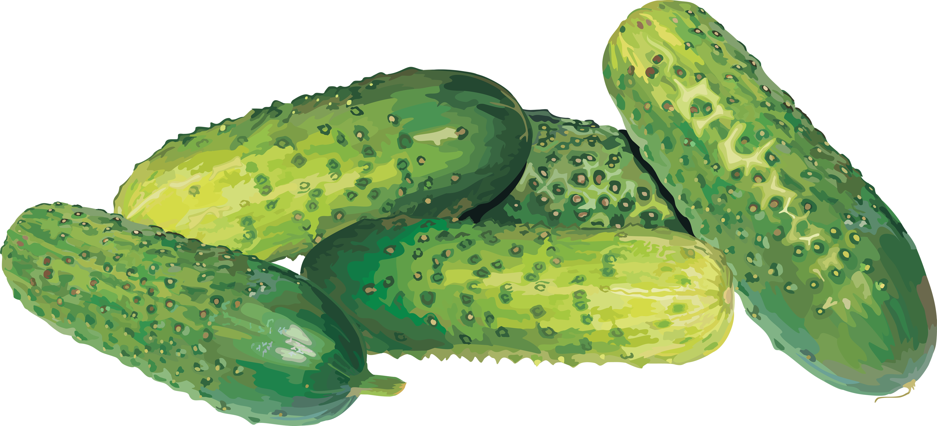 detailed picture of a pile of a cucumbers